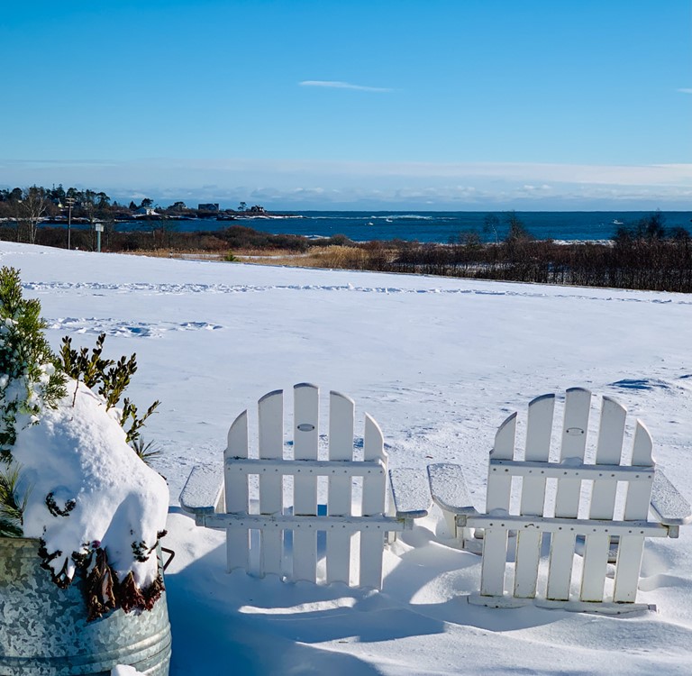 Winter Chairs at Inn by the Sea