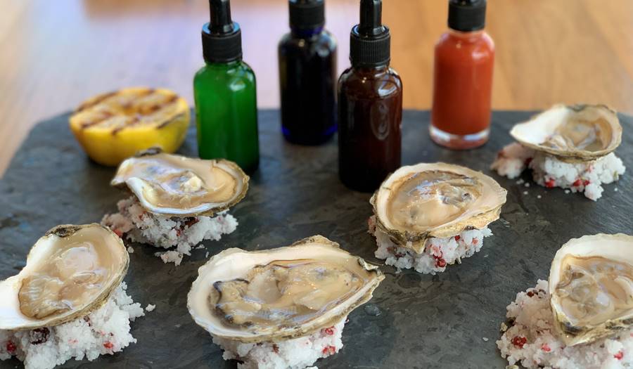 Oysters at this Portland, Maine Restaurant