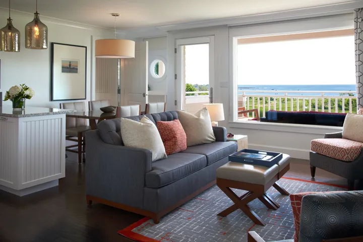 One Bedroom Beach Suite Living Room