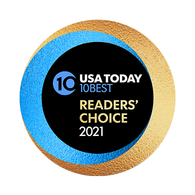 USA 10 Best Readers Choice Award 2021