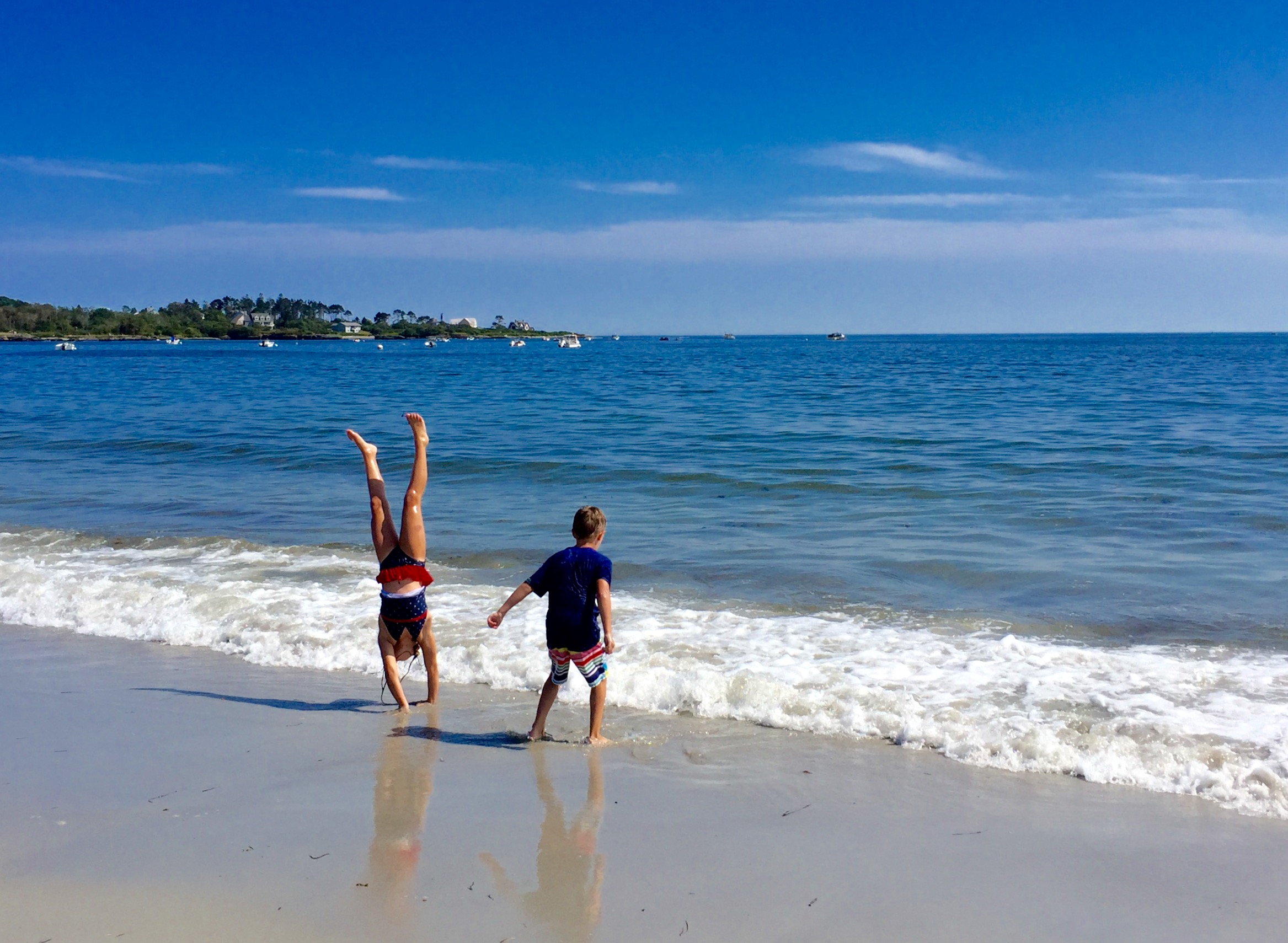 Children On The Beach At Inn By The Sea Crescent Beach