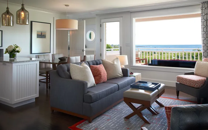 One Bedroom Beach Suite Living Room